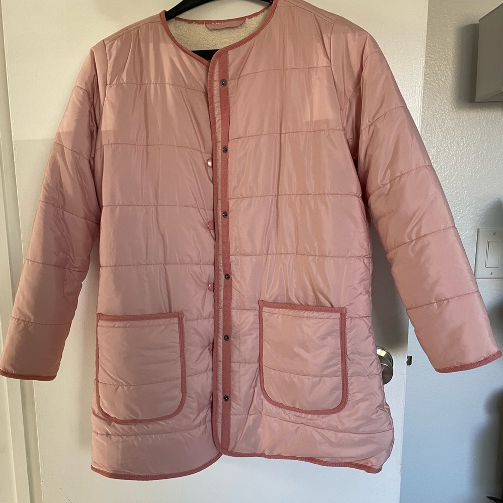 Women's Pink Quilted Jacket
